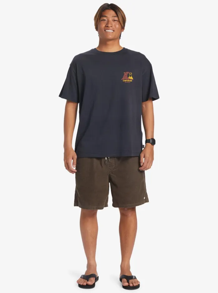 Quiksilver Roadways TShirt Tarmac Mens Tees Quiksilver Roadways TShirt Tarmac Mens Tees