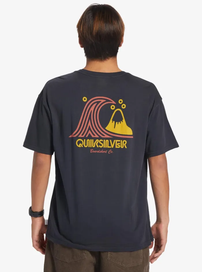Quiksilver Roadways TShirt Tarmac Mens Tees Quiksilver Roadways TShirt Tarmac Mens Tees