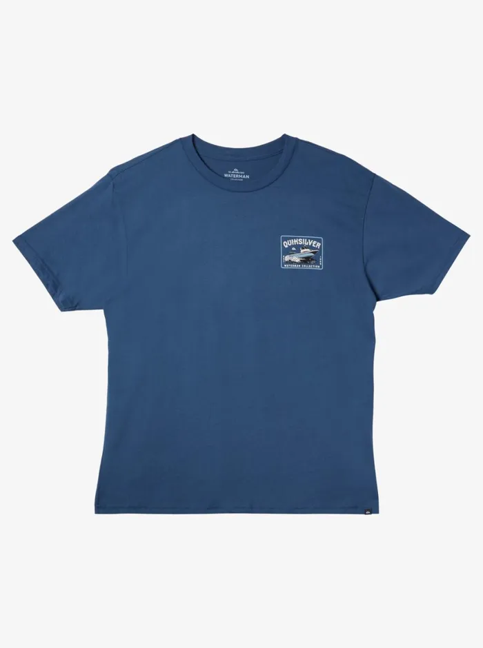 Quiksilver Sea Search QTShirt Ensign Blue MensWaterman Tees