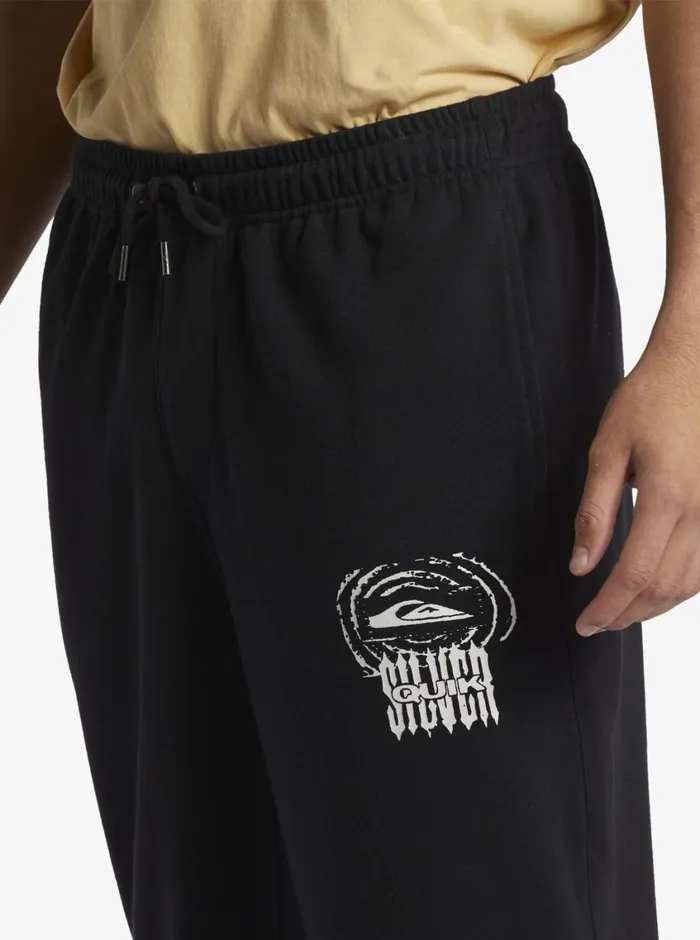 Quiksilver Smash and Grab Fleece Pant Sweatpants Black Mens Pants Quiksilver Smash and Grab Fleece Pant Sweatpants Black Mens Pants
