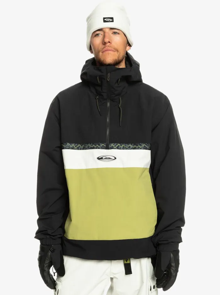Quiksilver Steeze Technical Snow Jacket True Black Mens Snow Jackets