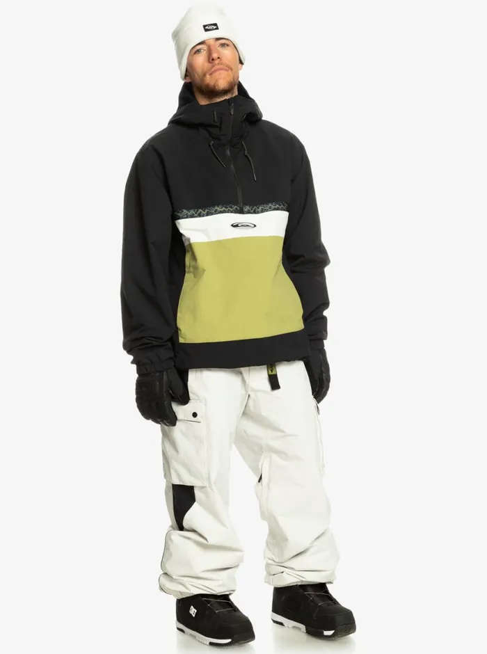 Quiksilver Steeze Technical Snow Jacket True Black Mens Snow Jackets Quiksilver Steeze Technical Snow Jacket True Black Mens Snow Jackets