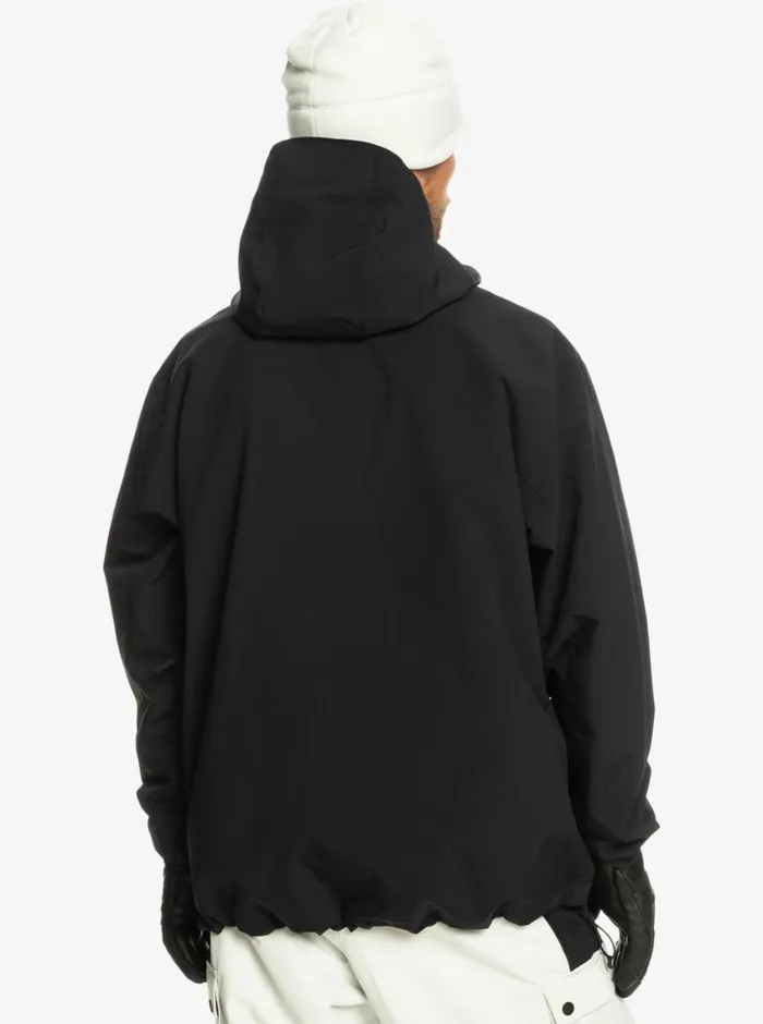 Quiksilver Steeze Technical Snow Jacket True Black Mens Snow Jackets Quiksilver Steeze Technical Snow Jacket True Black Mens Snow Jackets