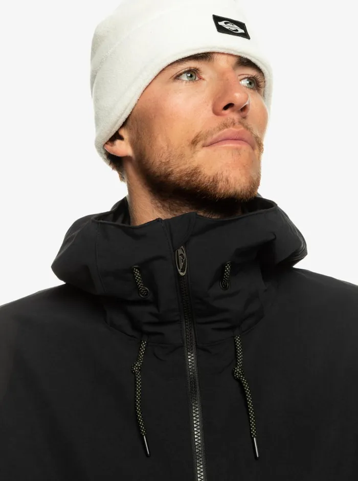 Quiksilver Steeze Technical Snow Jacket True Black Mens Snow Jackets Quiksilver Steeze Technical Snow Jacket True Black Mens Snow Jackets