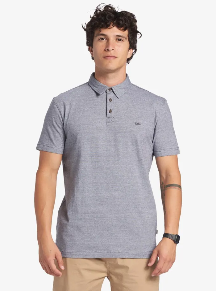 Quiksilver Sunset Cruise Short Sleeve Polo Shirt Parisian Night Mens Shirts and Polos