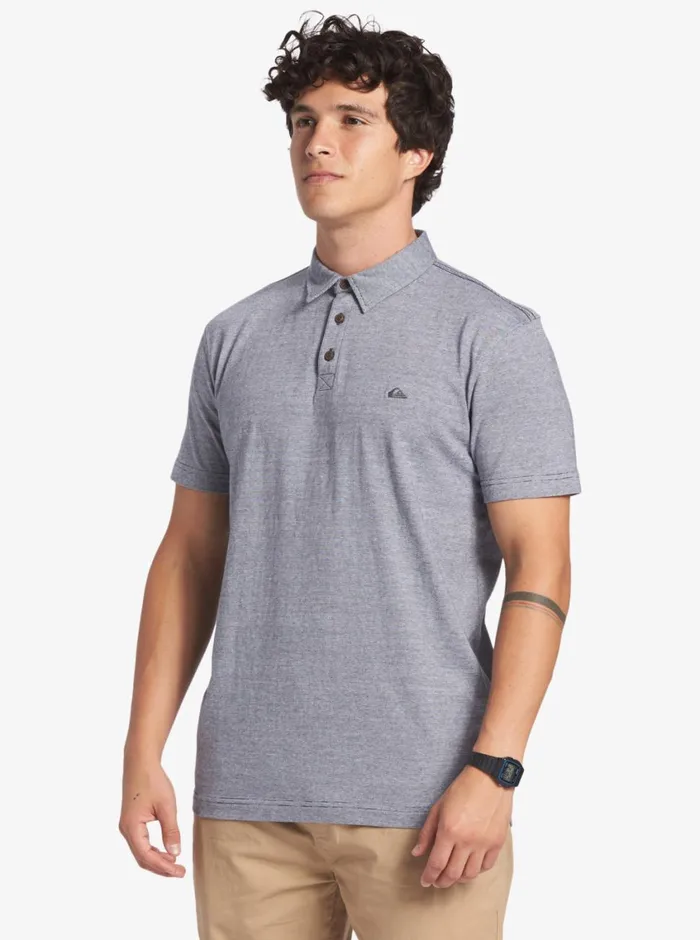 Quiksilver Sunset Cruise Short Sleeve Polo Shirt Parisian Night Mens Shirts and Polos