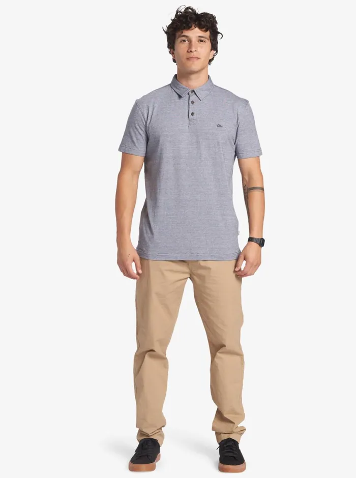 Quiksilver Sunset Cruise Short Sleeve Polo Shirt Parisian Night Mens Shirts and Polos
