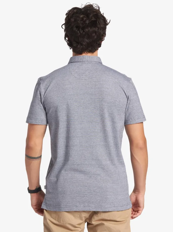 Quiksilver Sunset Cruise Short Sleeve Polo Shirt Parisian Night Mens Shirts and Polos