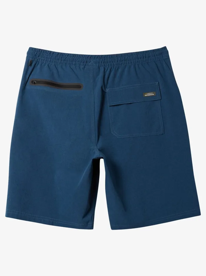 Quiksilver Suva Amphibian 20034 Hybrid Shorts Ensign Blue MensWaterman Amphibians