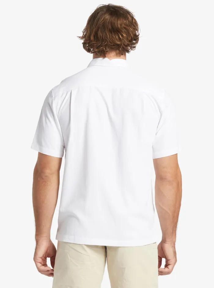 Quiksilver Tahiti Palms Premium AntiWrinkle Shirt White MensWaterman Shirts and Polos Quiksilver Tahiti Palms Premium AntiWrinkle Shirt White MensWaterman Shirts and Polos