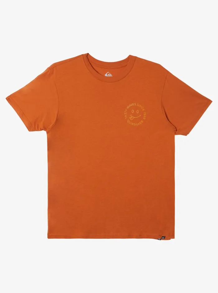 Quiksilver Tasty Waves TShirt Mango Mens Tees