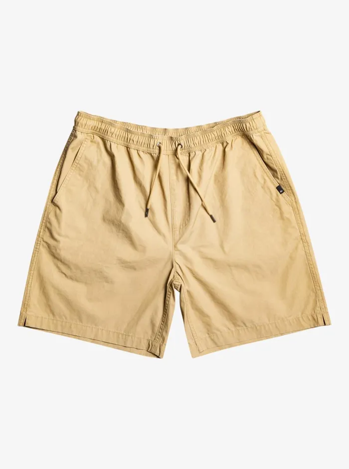 Quiksilver Taxer Elastic Waist Shorts Plage Mens Shorts and Amphibians