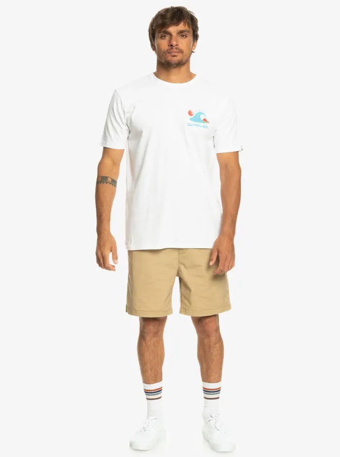Quiksilver Taxer Elastic Waist Shorts Plage Mens Shorts and Amphibians Quiksilver Taxer Elastic Waist Shorts Plage Mens Shorts and Amphibians