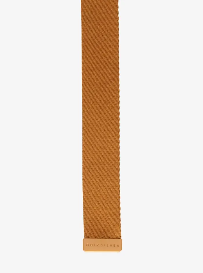 Quiksilver The Jam Webbing Belt Bone Brown Mens Belts Quiksilver The Jam Webbing Belt Bone Brown Mens Belts