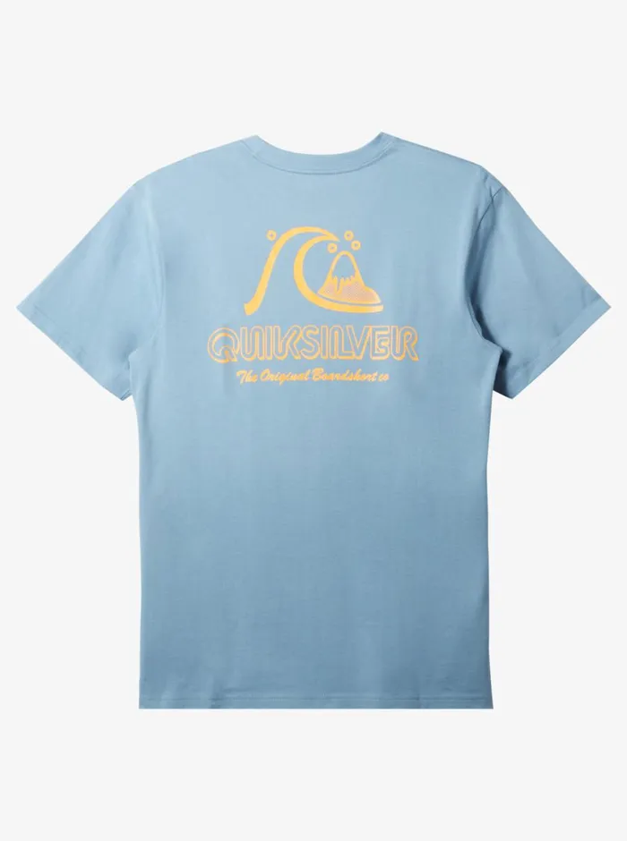 Quiksilver The Original Boardshort TShirt Blue Shadow Mens Tees