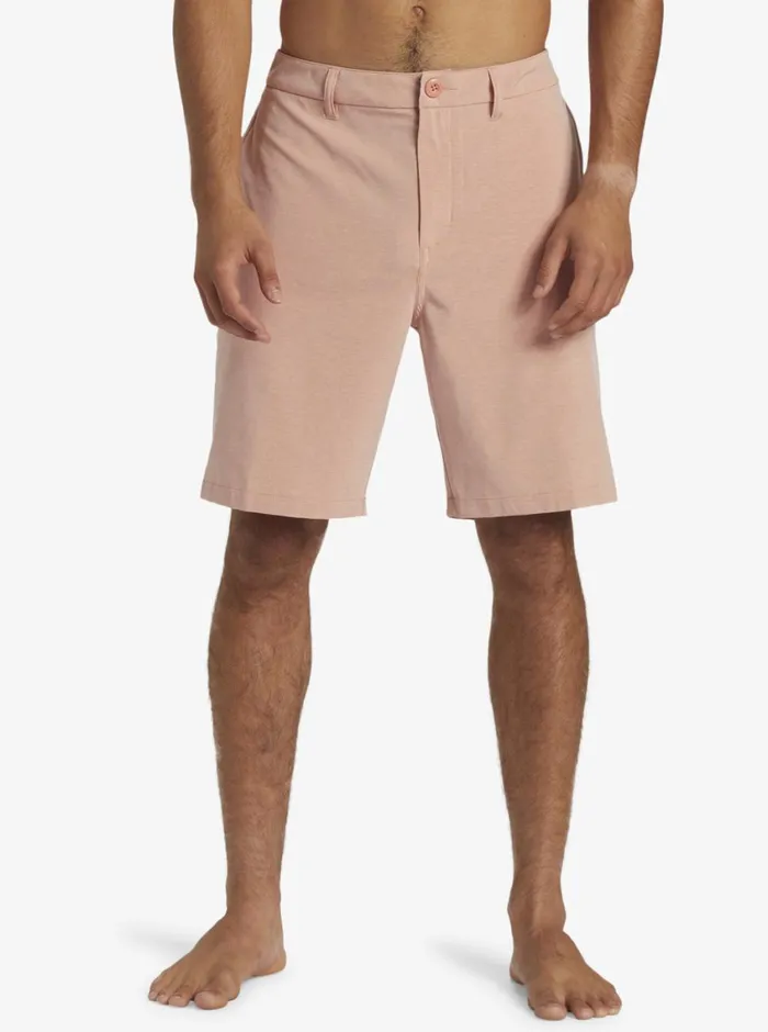 Quiksilver Union Heather Amphibian 20034 Hybrid Shorts Canyon Clay Mens Shorts and Amphibians Quiksilver Union Heather Amphibian 20034 Hybrid Shorts Canyon Clay Mens Shorts and Amphibians