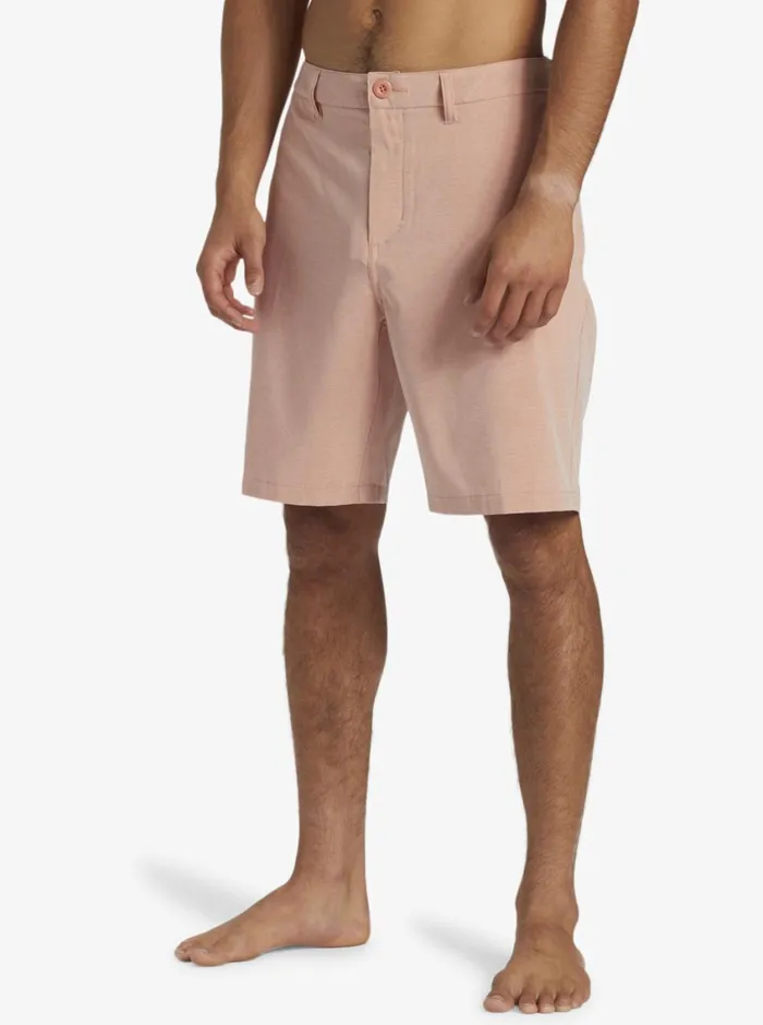 Quiksilver Union Heather Amphibian 20034 Hybrid Shorts Canyon Clay Mens Shorts and Amphibians Quiksilver Union Heather Amphibian 20034 Hybrid Shorts Canyon Clay Mens Shorts and Amphibians