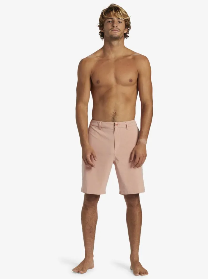 Quiksilver Union Heather Amphibian 20034 Hybrid Shorts Canyon Clay Mens Shorts and Amphibians Quiksilver Union Heather Amphibian 20034 Hybrid Shorts Canyon Clay Mens Shorts and Amphibians