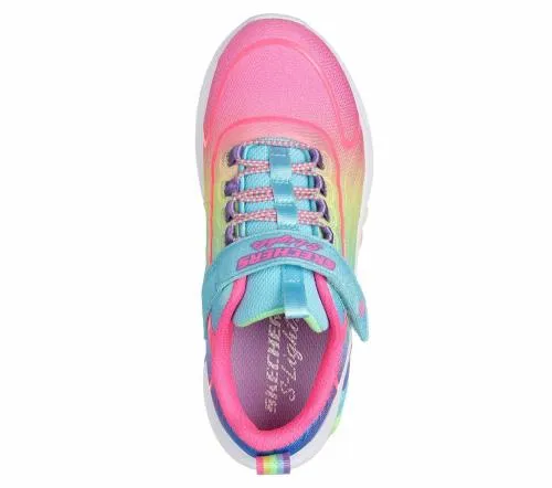 Rainbow Cruisers Turquoise Multi Kids SKECHERS Kids UK Sizes 9525