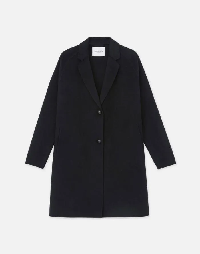 Ready To Wear Cashmere Double Face Oversized Car Coat Black Lafayette 148 New York Coats and Outerwear