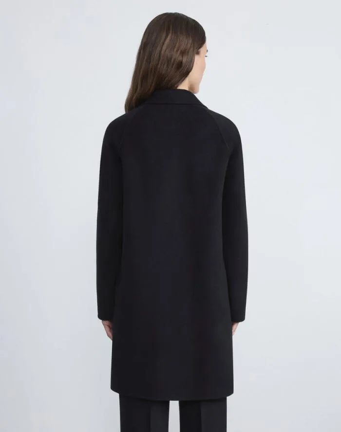 Ready To Wear Cashmere Double Face Oversized Car Coat Black Lafayette 148 New York Coats and Outerwear