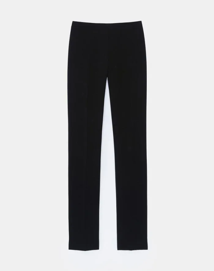 Ready To Wear Finesse Crepe Bleecker Pant Black Lafayette 148 New York Pants and Shorts