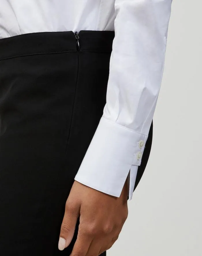 Ready To Wear Finesse Crepe Bleecker Pant Black Lafayette 148 New York Pants and Shorts
