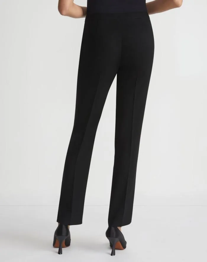Ready To Wear Finesse Crepe Bleecker Pant Black Lafayette 148 New York Pants and Shorts