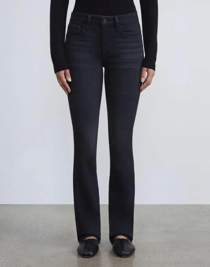Ready To Wear L148 Denim Mercer KickFlare Jean Washed Onyx Lafayette 148 New York Pants and Shorts