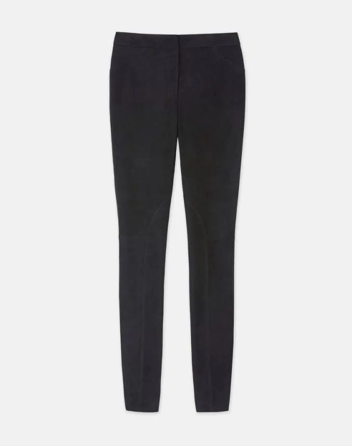 Ready To Wear Stretch Suede Leonard Legging Black Lafayette 148 New York Pants and Shorts