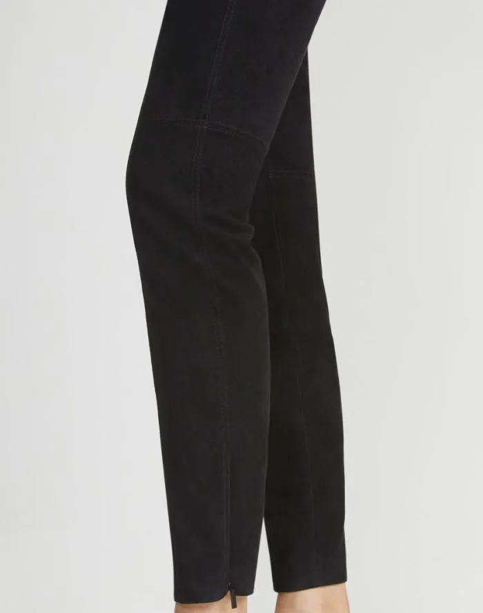 Ready To Wear Stretch Suede Leonard Legging Black Lafayette 148 New York Pants and Shorts