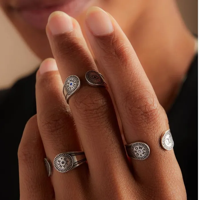 Rings Women Alex And Ani Balance Yin Yang Ring Wrap Rafaelian Silver