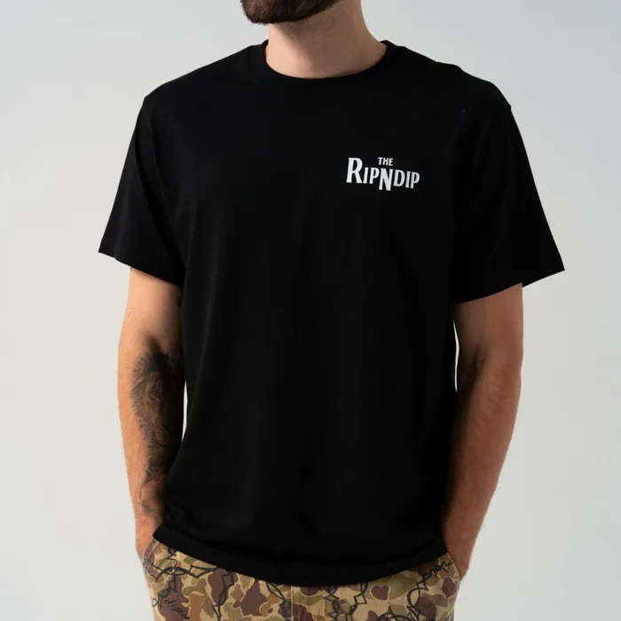 Ripndip Crosswalk Tee Black Short Sleeve Tees
