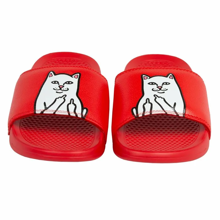 Ripndip Lord Nermal Slides Red Slides Slippers
