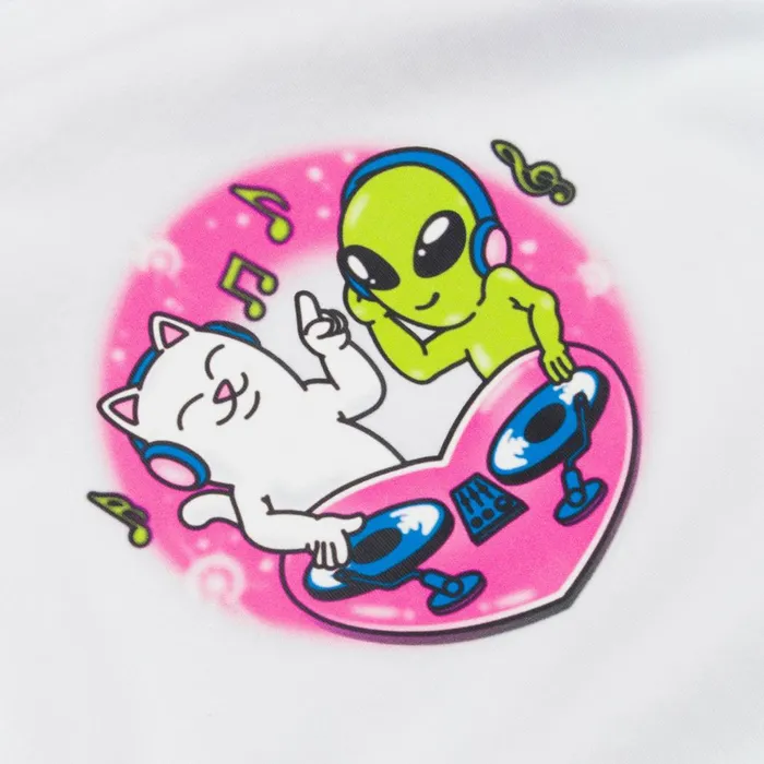 Ripndip Love Is Ripndip Cropped Long Sleeve White Womens