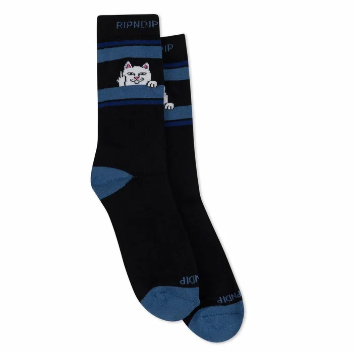 Ripndip Peeking Nermal Socks BlackSlate Shop Socks