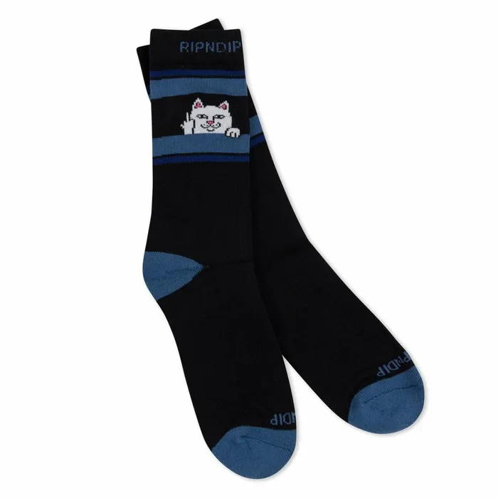 Ripndip Peeking Nermal Socks BlackSlate Shop Socks Ripndip Peeking Nermal Socks BlackSlate Shop Socks