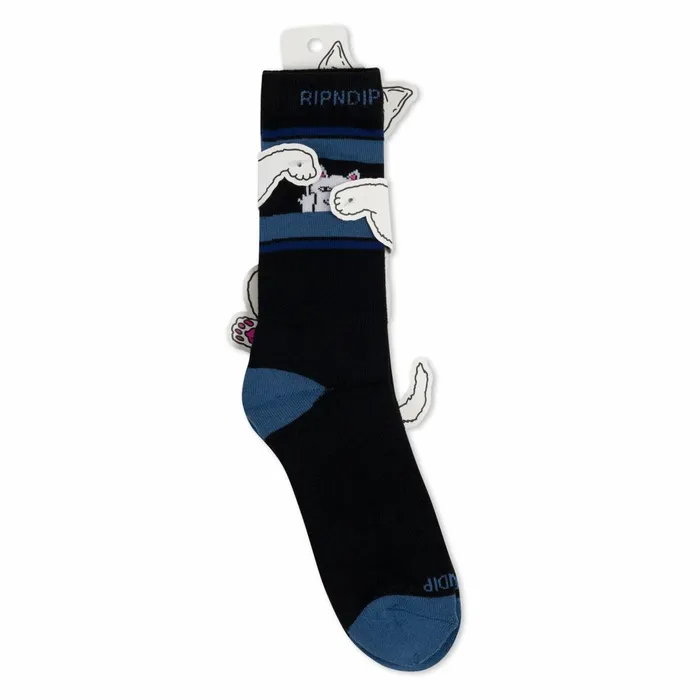 Ripndip Peeking Nermal Socks BlackSlate Shop Socks Ripndip Peeking Nermal Socks BlackSlate Shop Socks