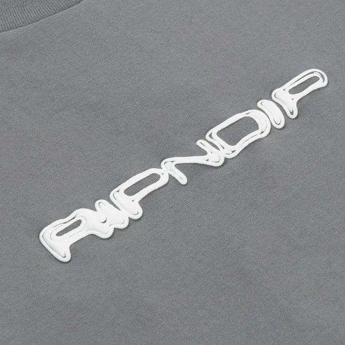 Ripndip Saturn Cropped Baby Tee Charcoal Short Sleeve Tees Ripndip Saturn Cropped Baby Tee Charcoal Short Sleeve Tees