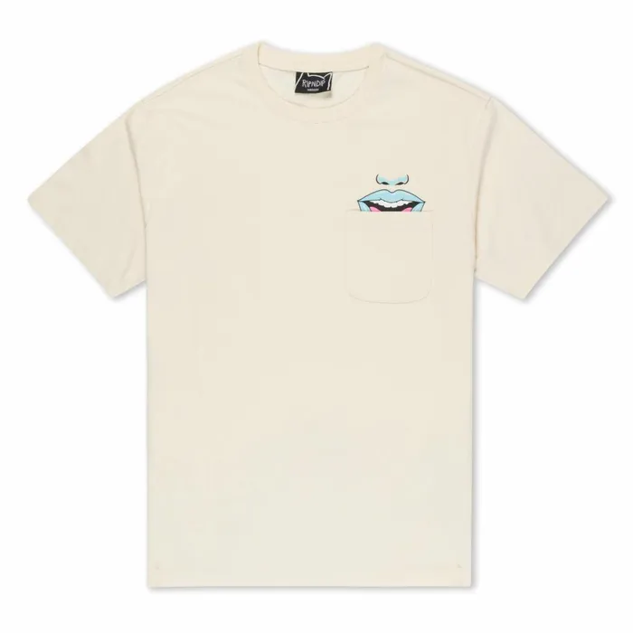 Ripndip Take Your Meds Pocket Tee Natural Short Sleeve Tees Ripndip Take Your Meds Pocket Tee Natural Short Sleeve Tees
