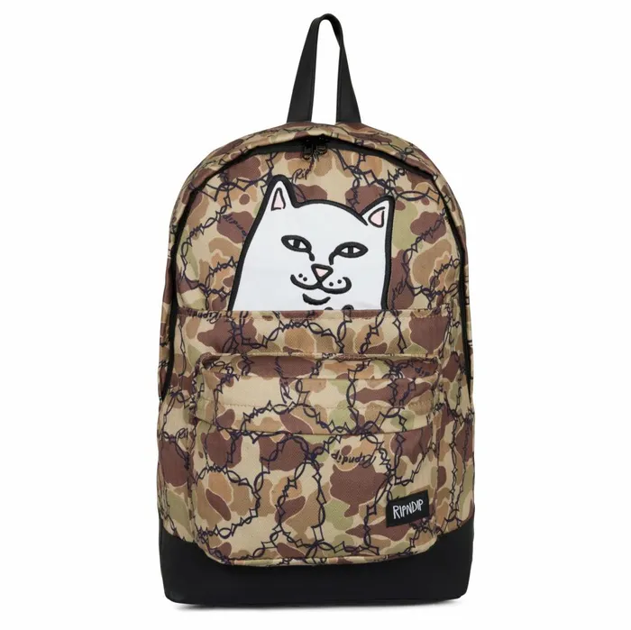 Ripndip Wired Backpack Tan Camo Backpacks