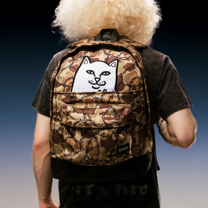 Ripndip Wired Backpack Tan Camo Backpacks Ripndip Wired Backpack Tan Camo Backpacks