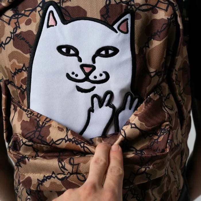 Ripndip Wired Backpack Tan Camo Backpacks Ripndip Wired Backpack Tan Camo Backpacks