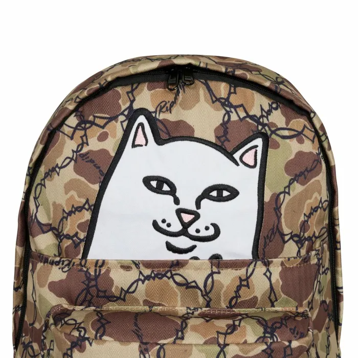Ripndip Wired Backpack Tan Camo Backpacks Ripndip Wired Backpack Tan Camo Backpacks