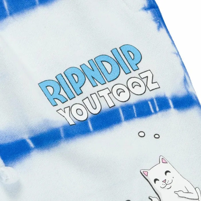 Ripndip YouTooz Surfer Sweatpant Blue Stripe Dye Pants Ripndip YouTooz Surfer Sweatpant Blue Stripe Dye Pants