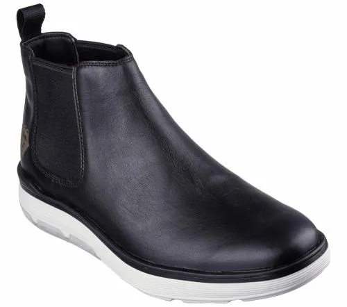 Rolling Stones Casual Glide Cell 8211 The Rambler Black Men SKECHERS SlipOn