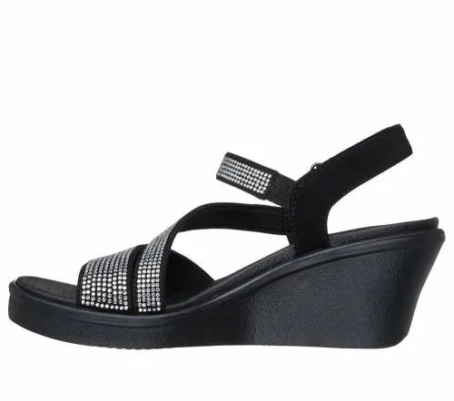 Rumble On 8211 Nite Life Black Women SKECHERS Wedges