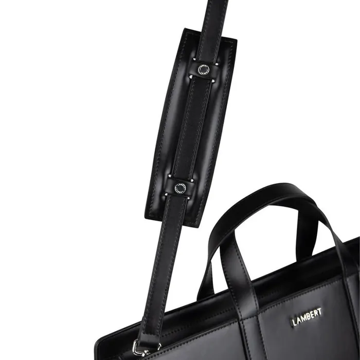 RWandCO Bags Lambert 8211 The Helia 8211 2in1 Vegan Leather Briefcase Black 8211 Women RWandCO Bags Lambert 8211 The Helia 8211 2in1 Vegan Leather Briefcase Black 8211 Women