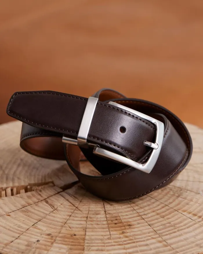 RWandCO Belts and Suspenders Reversible Belt With Classic Buckle Major Brown 8211 Men RWandCO Belts and Suspenders Reversible Belt With Classic Buckle Major Brown 8211 Men