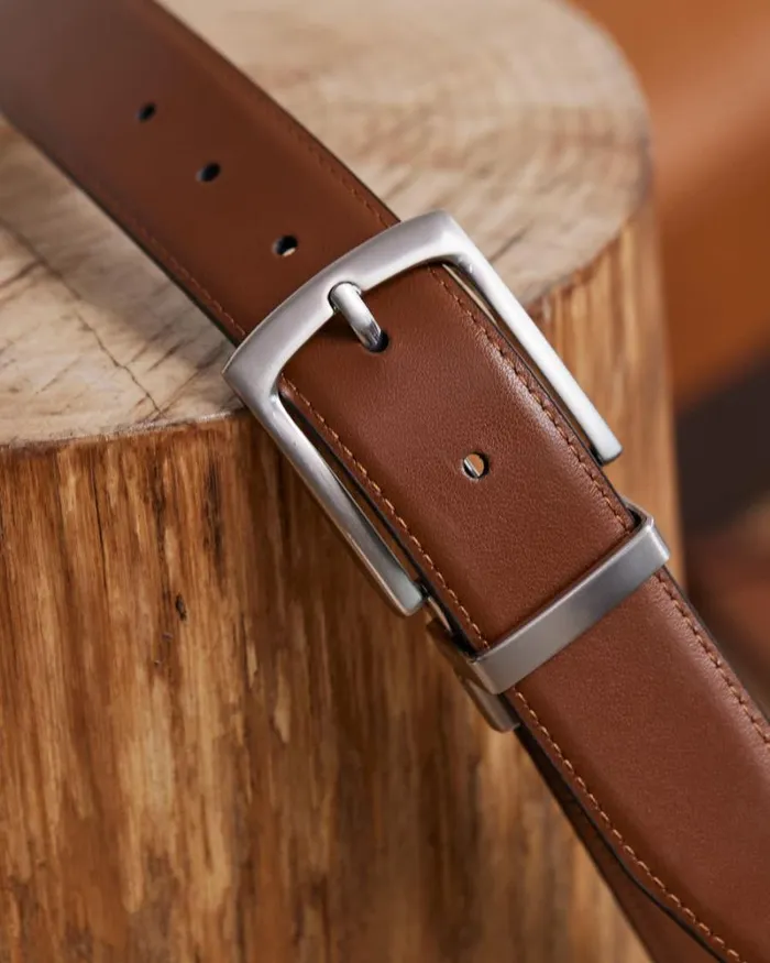 RWandCO Belts and Suspenders Reversible Belt With Classic Buckle Major Brown 8211 Men RWandCO Belts and Suspenders Reversible Belt With Classic Buckle Major Brown 8211 Men
